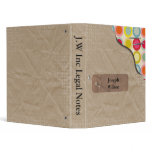 polka dots Business Binder