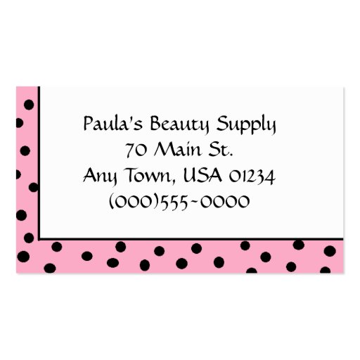 "Polka Dots" Business Cards