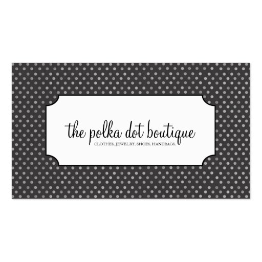 Polka Dots Business Cards
