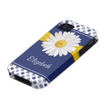 Polka Dots Daisy iPhone 4 Case-Mate Vibe
