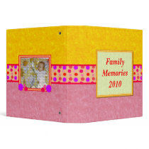 Polka Dots Family Memories Memory Book Photo Album