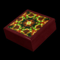 Polka Dots Geometric Star Lacquered Gift Box gift boxes
