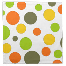 Polka Dots Kitchen Cocktail Napkin