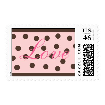 Polka Dots Love Stamp