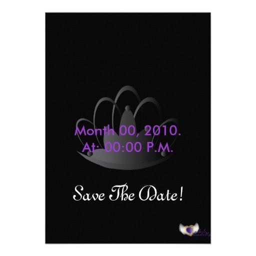 Polka Dots Paradise Sweet Sixteen- Customize Personalized Invitation