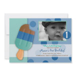 Polka Dots & Popsicles Custom Announcement
