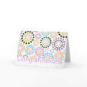 Polka dots - Purple Congratulations cards by myhome71 Polka dots - Purple Congratulations cards