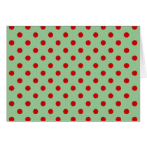 Polka Dots Red + Custom Color Cards