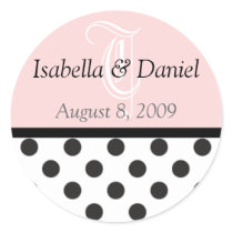 Polka Dots Stickers Monograms Gifts Seals