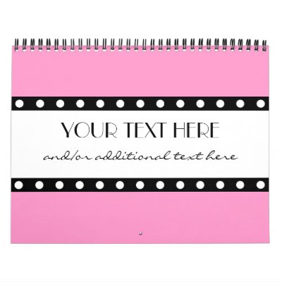 Polka Dots Wall Calendar Polka Dots Wall Calendar