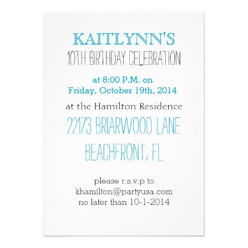 Polka-Heart Gymnastics Party Invitation