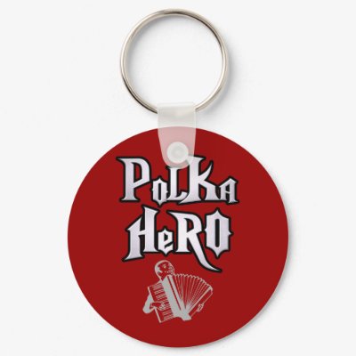 Polka Hero Keychain by hdowney