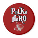Polka Hero magnets by hdowney Polka Hero magnets