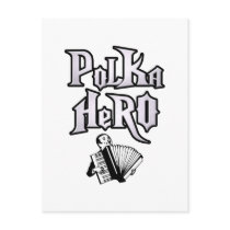 Polka Hero postcards