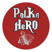 Polka Hero stickers