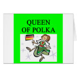 POLKA queen Greeting Cards