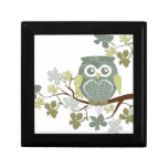 Polka Tree Owl Giftbox Jewelry Boxes