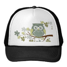 Polka Tree Owl Hat