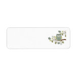 Polka Tree Owl Label labels