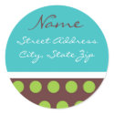 PolkADot Address Lables stickers by jgh96sbc PolkADot Address Lables stickers