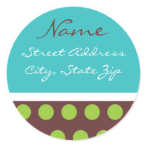 PolkADot Address Lables stickers by jgh96sbc PolkADot Address Lables stickers