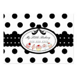 Polkadot Cupcakes Business Card Template