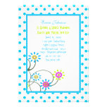 Polkadot & Flowers House Warming Party Invitations