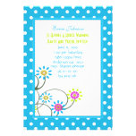 Polkadot & Flowers House Warming Party Invitations