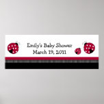 POLKADOT LADYBUGS Baby Shower /  Birthday Banner posters