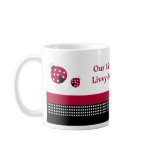 Polkadot Ladybugs Trendy Custom Photo Mug mugs