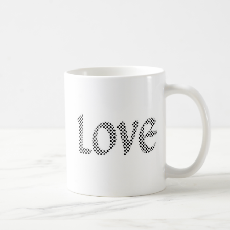 Polkadot Love Coffee Mugs