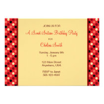 Polkadot Party invitations