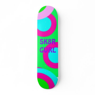 PolkaDotPower, SK8R GURL Skate Board Decks by 13severam