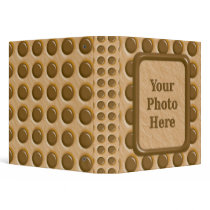 Polkadots - Chocolate Peanut Butter Vinyl Binder