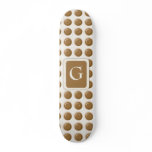 Polkadots - Milk Chocolate and White Chocolate Skate Board Deck