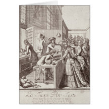 Poll Tax, 1709 Greeting Cards