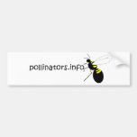 pollinators.info bumper sticker