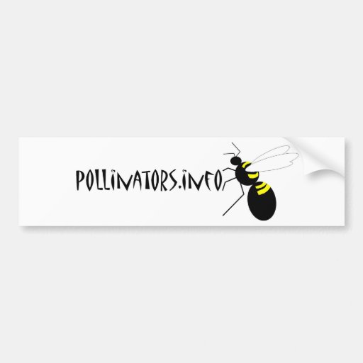 pollinators.info bumper sticker 2
