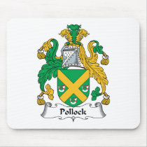 Pollock Family Crest mousepads by coatsofarms Pollock Family Crest mousepads