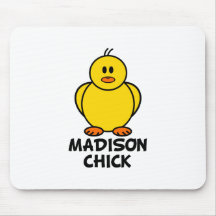 Polluelo de Madison Wisconsin Tapete De Raton