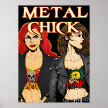 Polluelo del metal impresiones