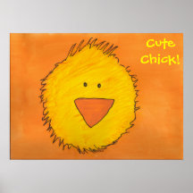 ¡Polluelo lindo! poster