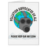 POLLUTION GREETING CARD