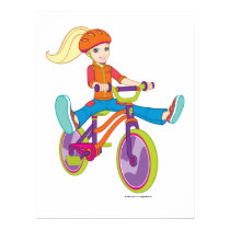 Polly Pocket Biking About posters