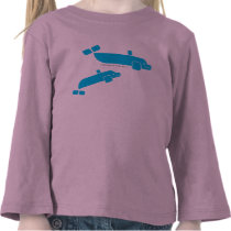 Polly Pocket Blue Dolphin Design t-shirts by pollypocket Polly Pocket Blue Dolphin Design t-shirts