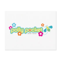 Polly Pocket Floral Logo Post Cards