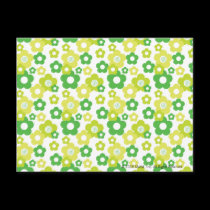 Polly Pocket Green Flower Background