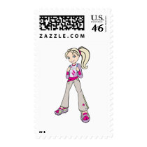 Polly Pocket in Cool Purple Clothes postage