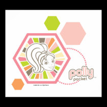 Polly Pocket Mod Hexagon Logo