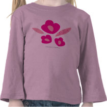 Polly Pocket Pink Flower Logo t-shirts